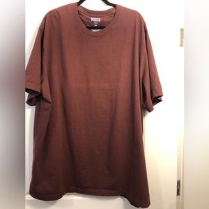 Duluth Trading Co, Relaxed Fit Longtail T, Maroon, 100% Cotton, Men’s, 2XL